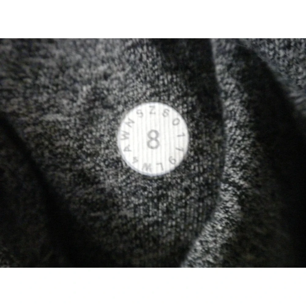 Lululemon Scuba Full Zip Hoodie 8 M Gray Fleece Thumbholes Logo Hood LW4AWNS